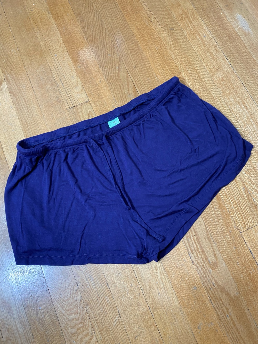 Honeydew USA Navy Blue Purple Pajama Drawstring Waist Shorts L